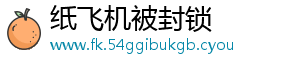 纸飞机被封锁